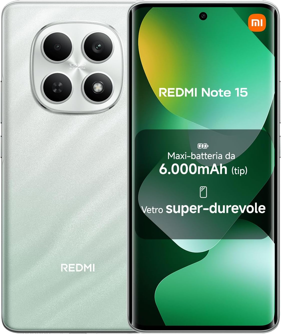 Xiaomi Redmi Note 15 — Smartphone 6.72" 5G con Batteria 6000mAh